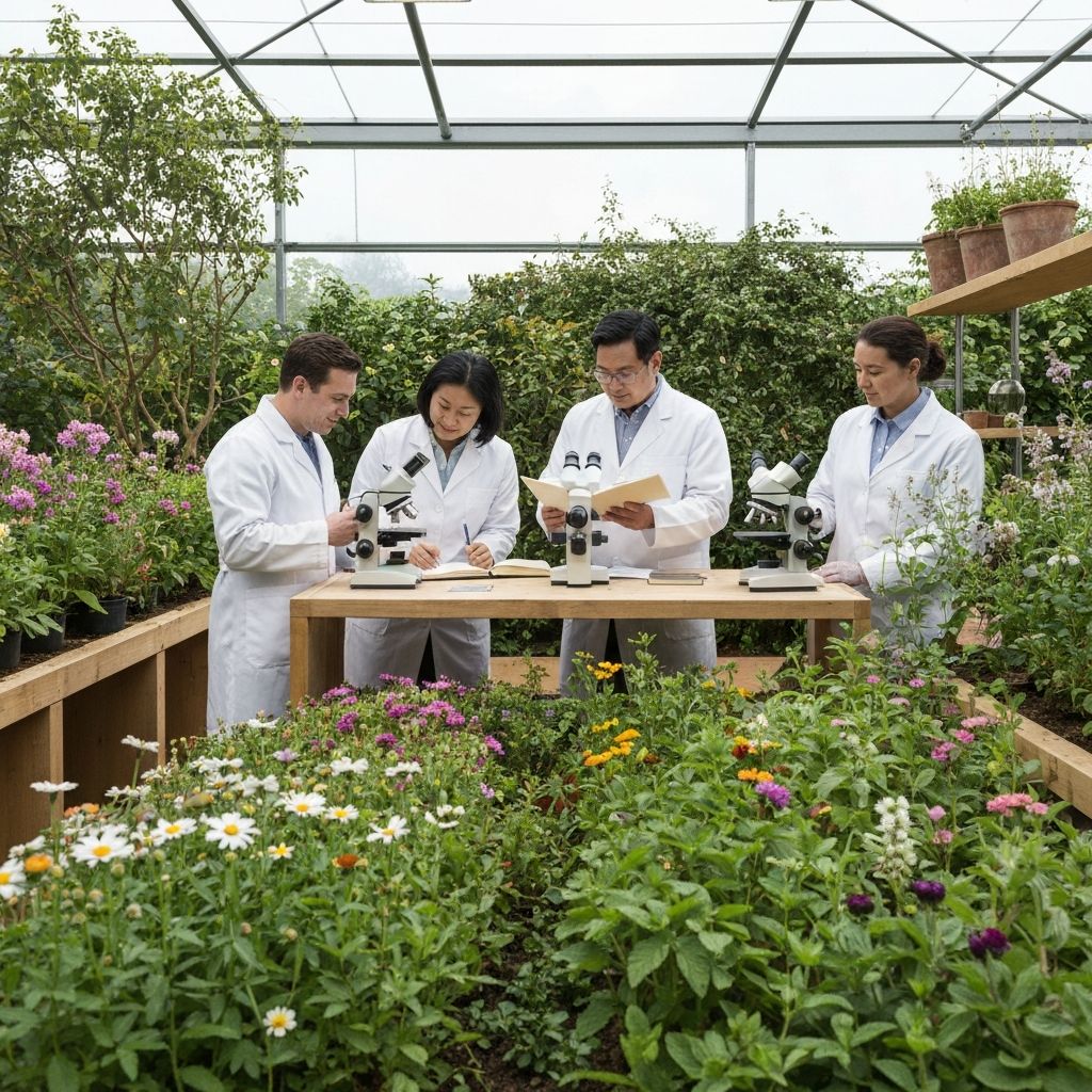 Natural environment and botanical research setting