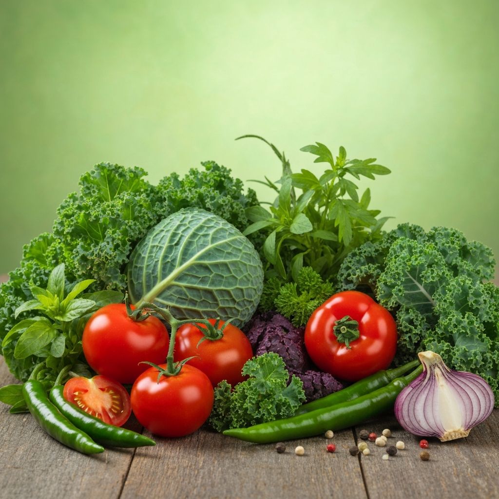 Colorful antioxidant-rich natural foods